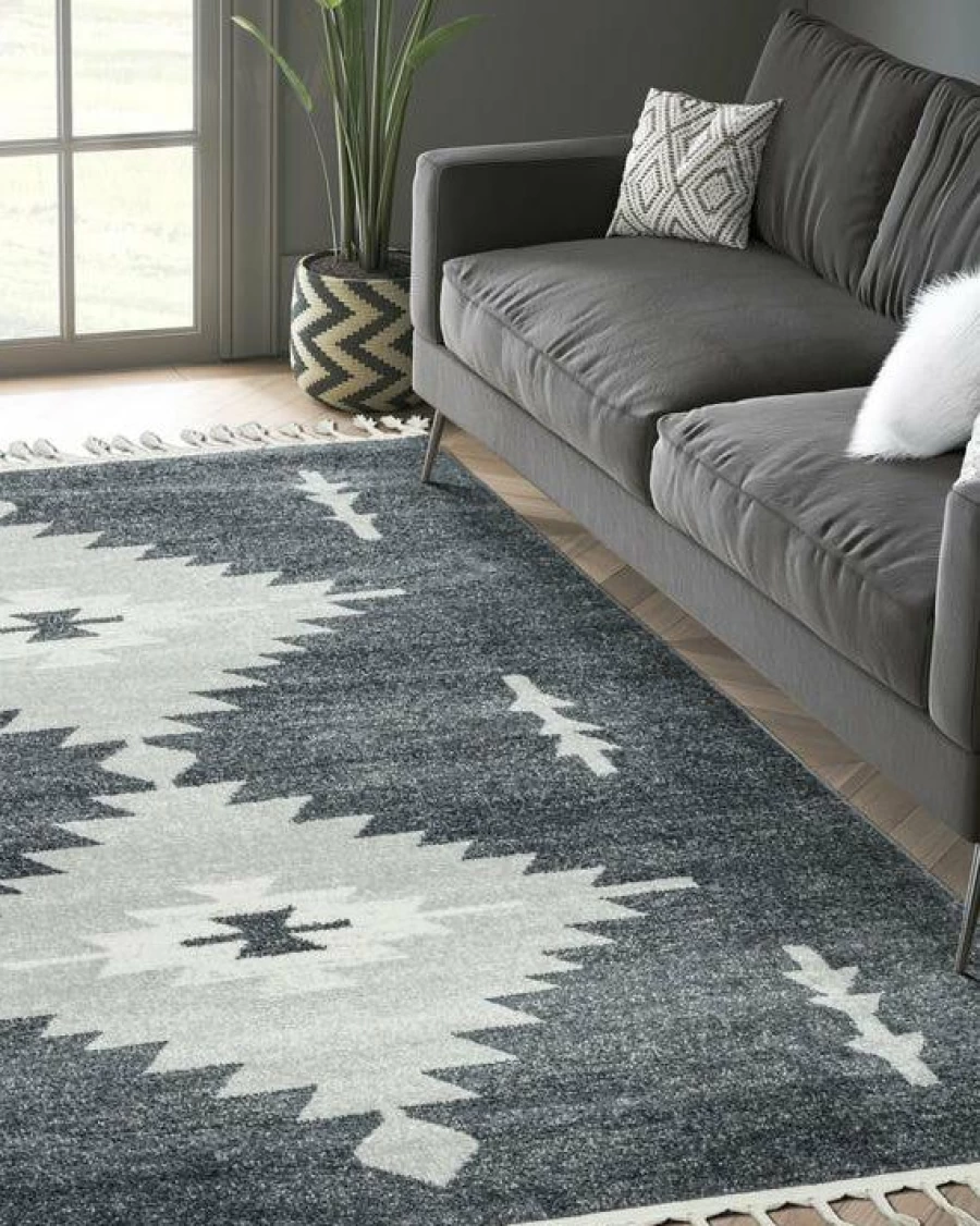 Lone Fox Aurelie Rug - Stylish and Durable Handmade Area Rug for Modern Home Decor