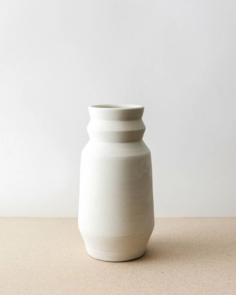 Handmade Thrown Ceramic Vase No.1 - Artisanal Pottery by Alfareria La Nava