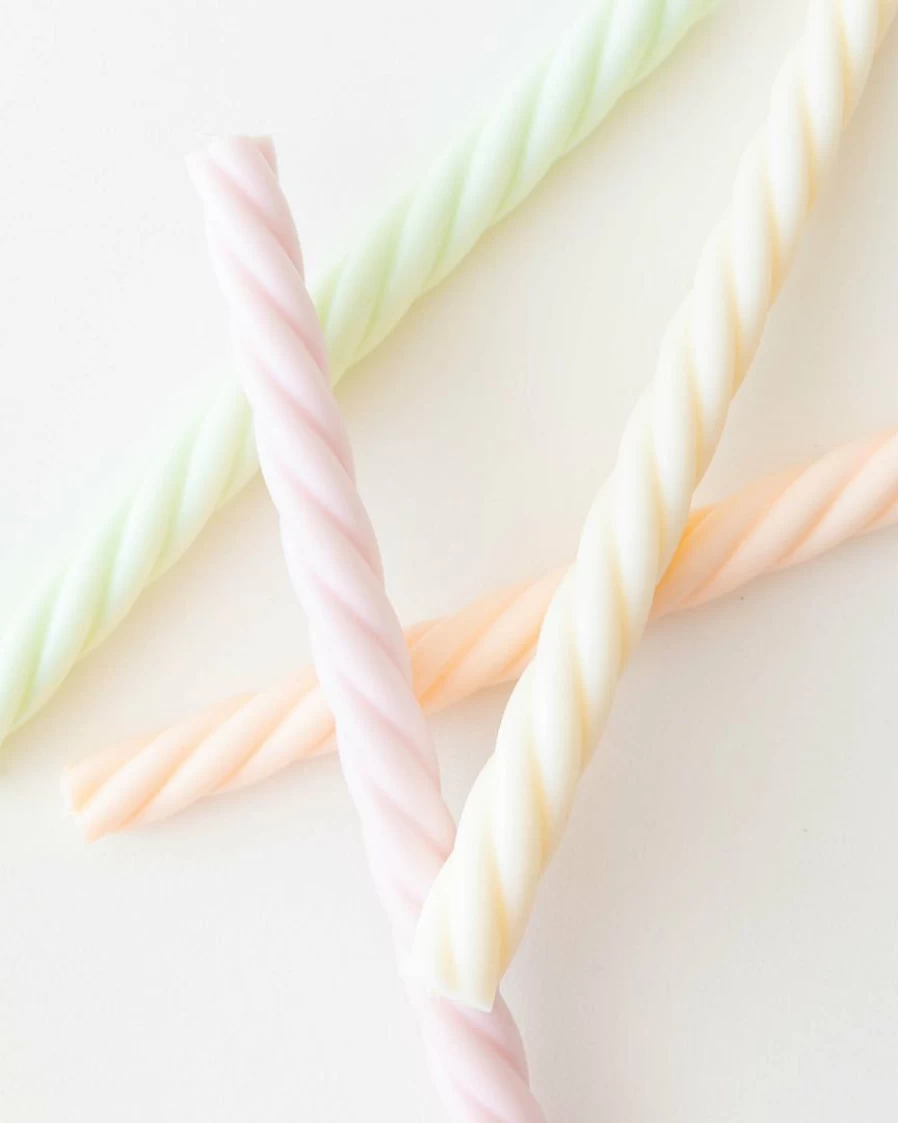 "Opal Living Twisted Taper Candles – Handcrafted Decorative Drip-Free Pillar Candles for Home Decor"
