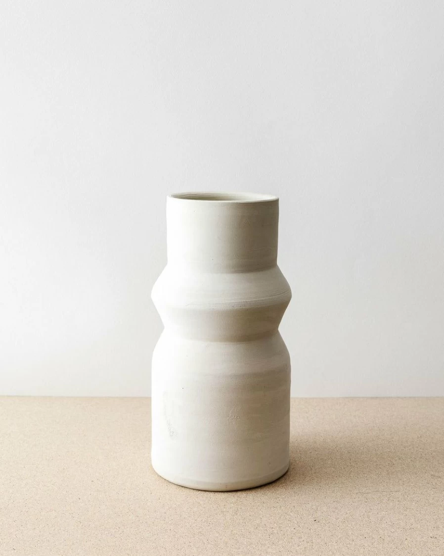 Handmade La Nava Thrown Ceramic Vase No.2 - Artisanal Pottery Collection