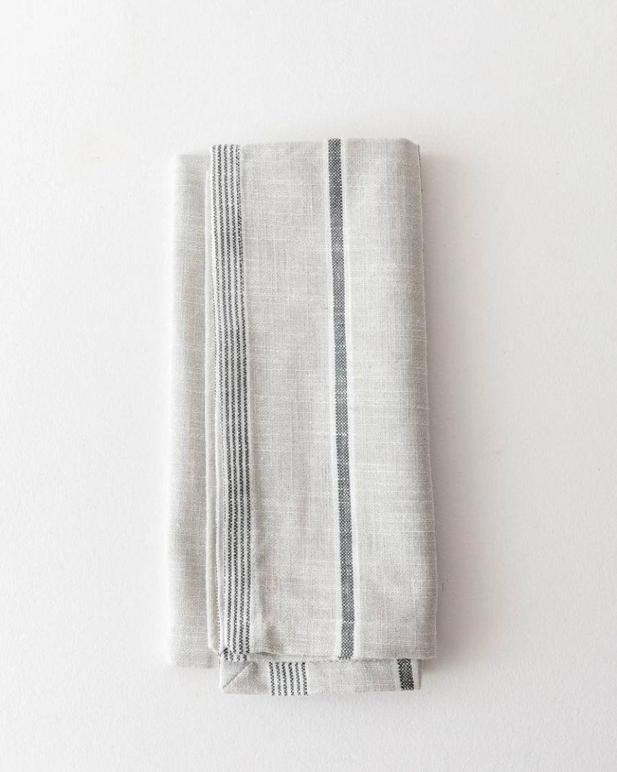 Striped Cotton Napkins for Dining – Reversible Design by Raghu Home Collections