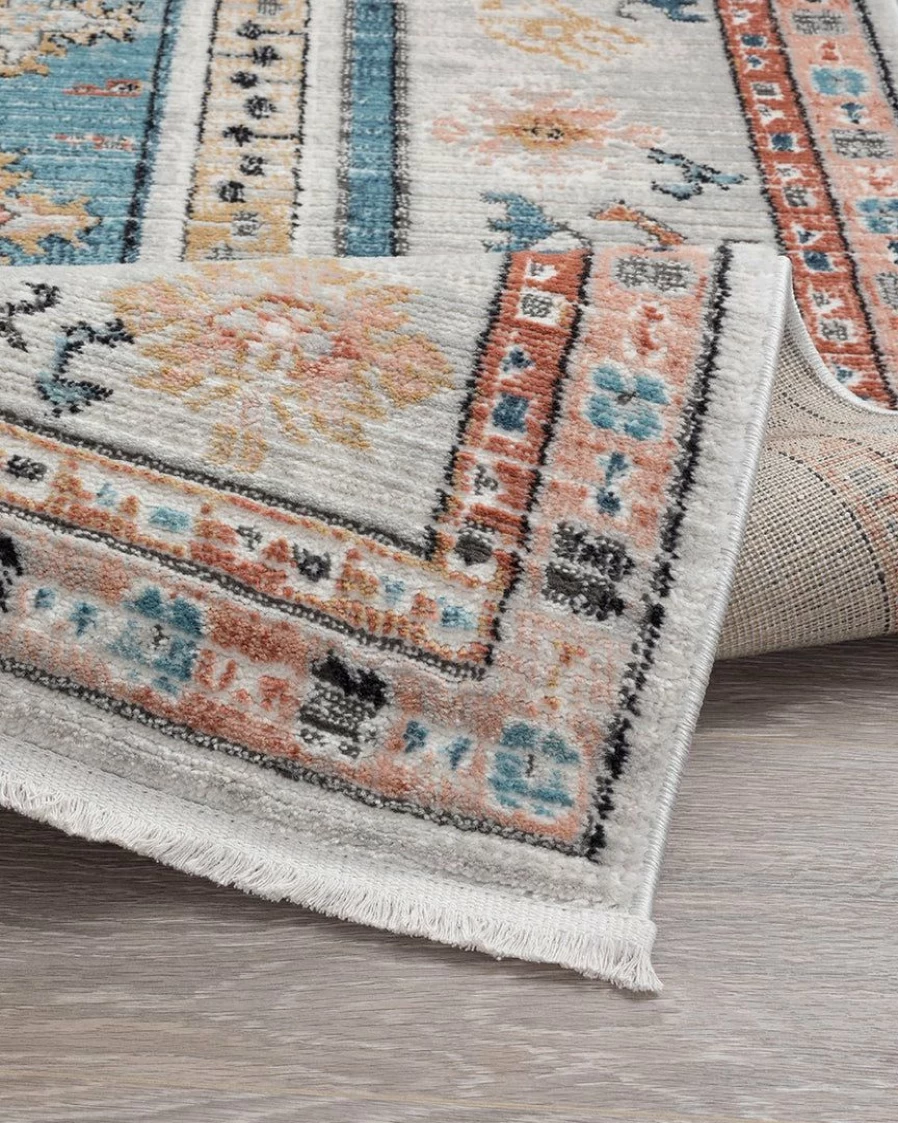 "Lillian Turkish Rug – Handmade Vintage Design for Boho Home Decor"