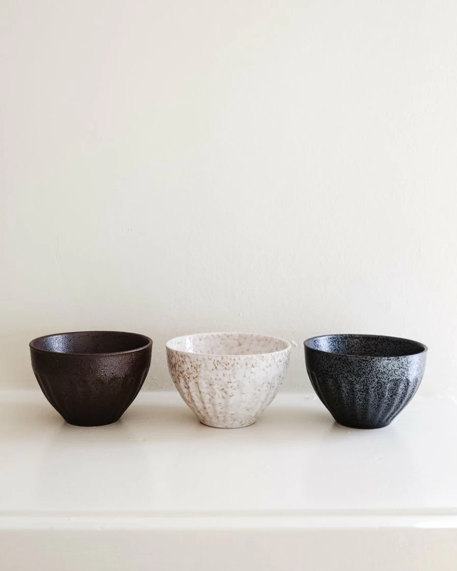 "Skyler Stoneware Ice Cream Bowls – Handcrafted Ceramic Dessert Dishes"
