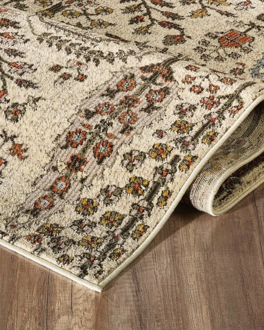"Vintage Anderson Rug – Lone Fox Style Distressed Bohemian Floor Covering"