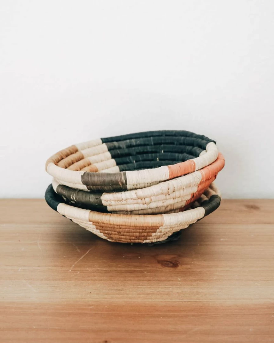 "Stylish Peach-Colored Small Decorative Bowl by Lone Fox for Home Decor"