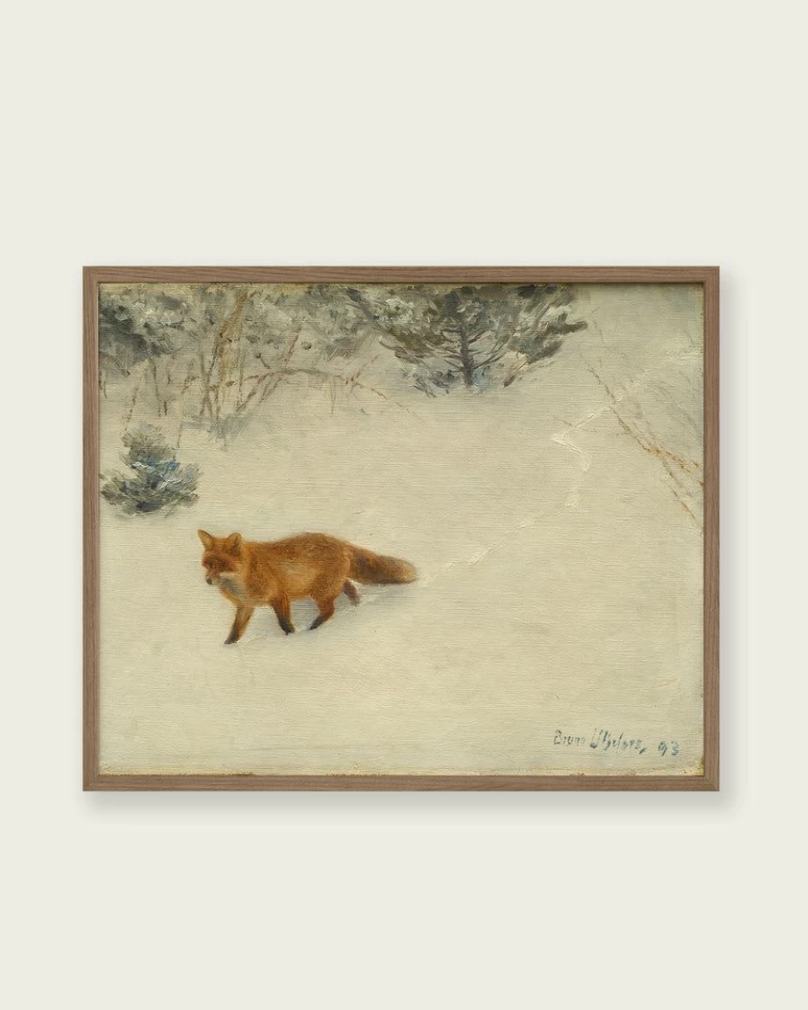 "The Fox" Wall Art Print - Lone Fox Best Sellers Collection - Premium Home Decor Artwork