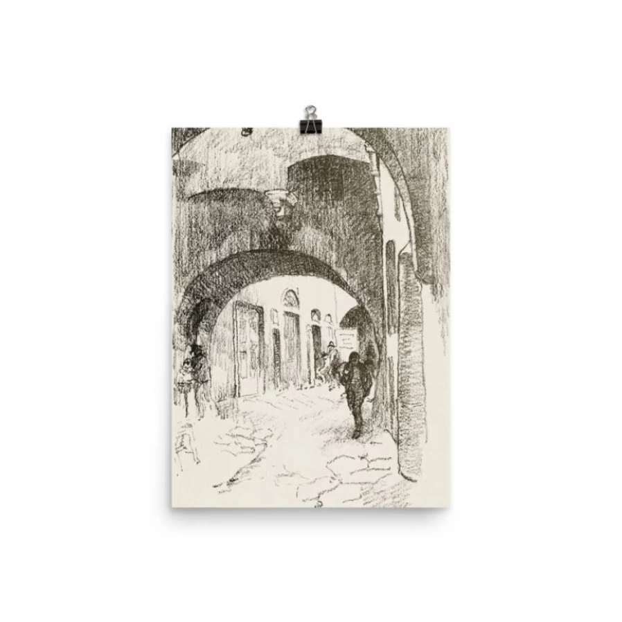 "Arches, Via Strozzi" Art Print - Lone Fox Best Sellers Collection