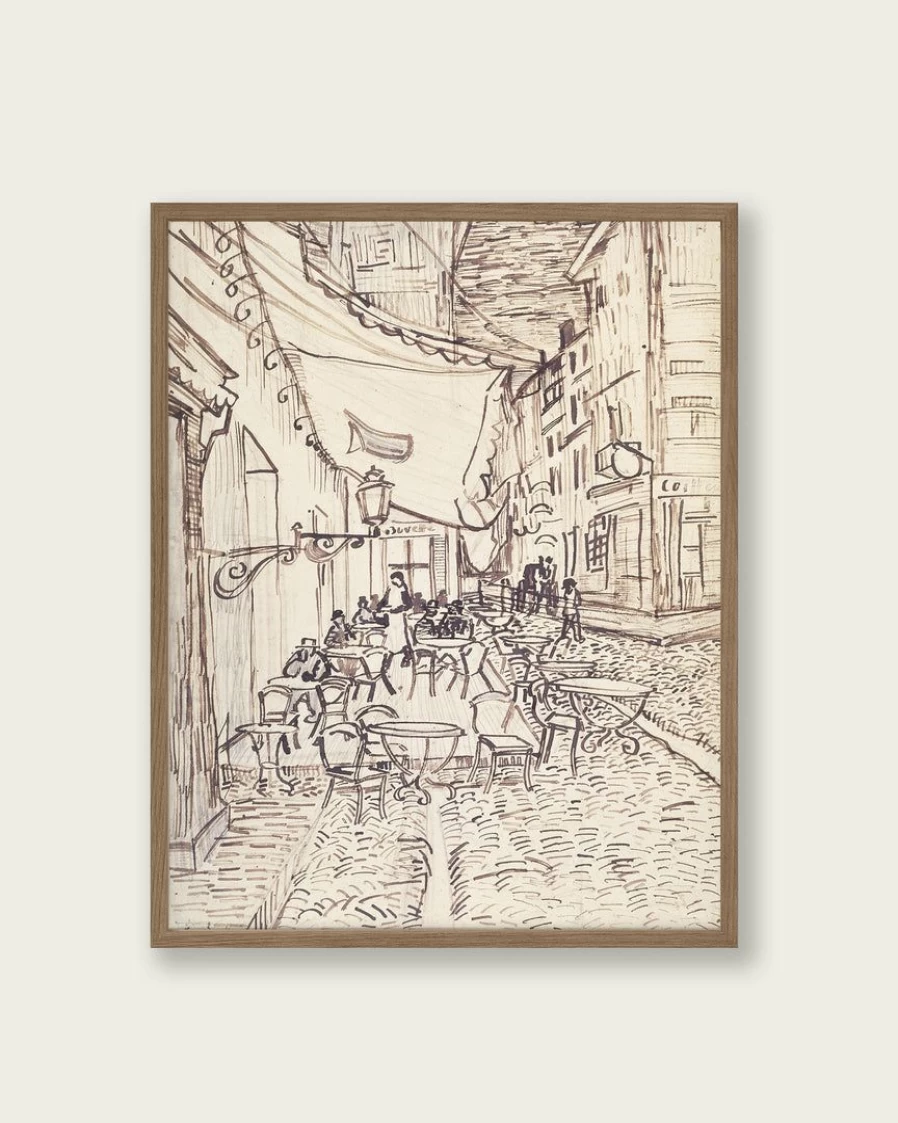 "Van Gogh Cafe Terrace at Night Art Print - Premium Wall Art Decor"