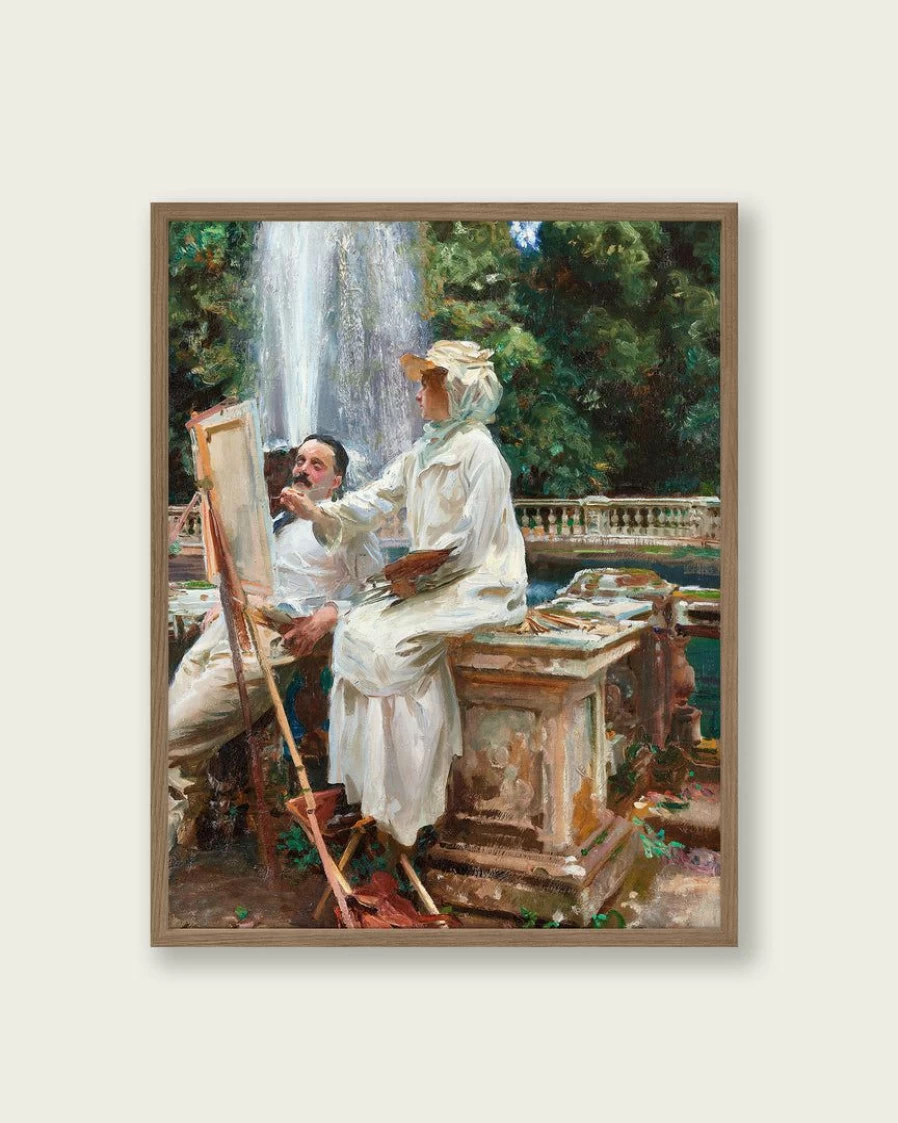 "The Fountain" Art Print by Lone Fox - Premium Wall Art Decor