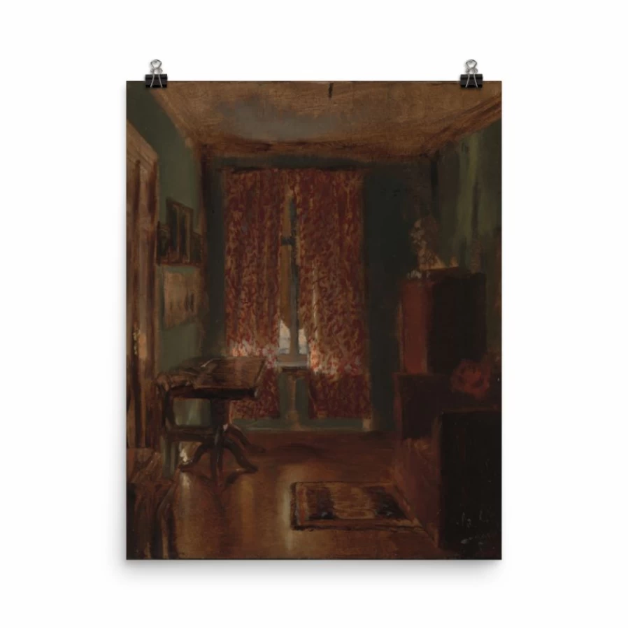 "Lone Fox 'The Artist's Sitting Room in Ritterstrasse' Wall Art Print - Premium Home Decor Artwork"