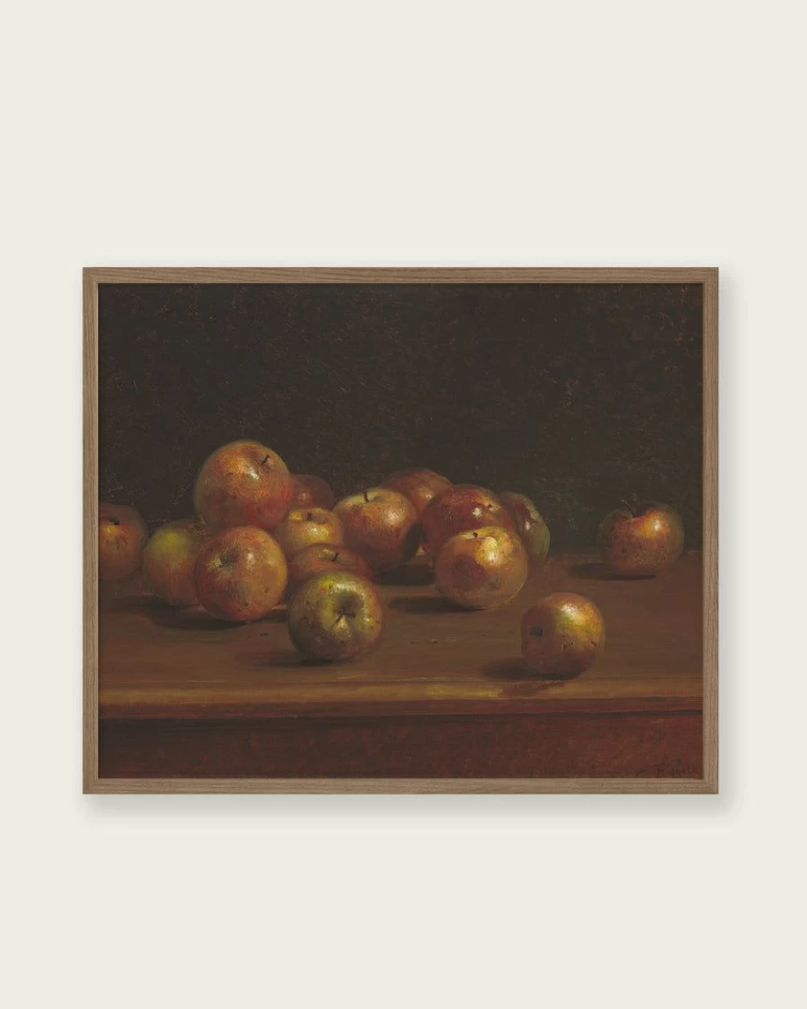 "Lone Fox 'Apples On A Table' Art Print - Premium Wall Art Decor"
