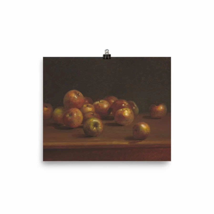 "Lone Fox 'Apples On A Table' Art Print - Premium Wall Art Decor"