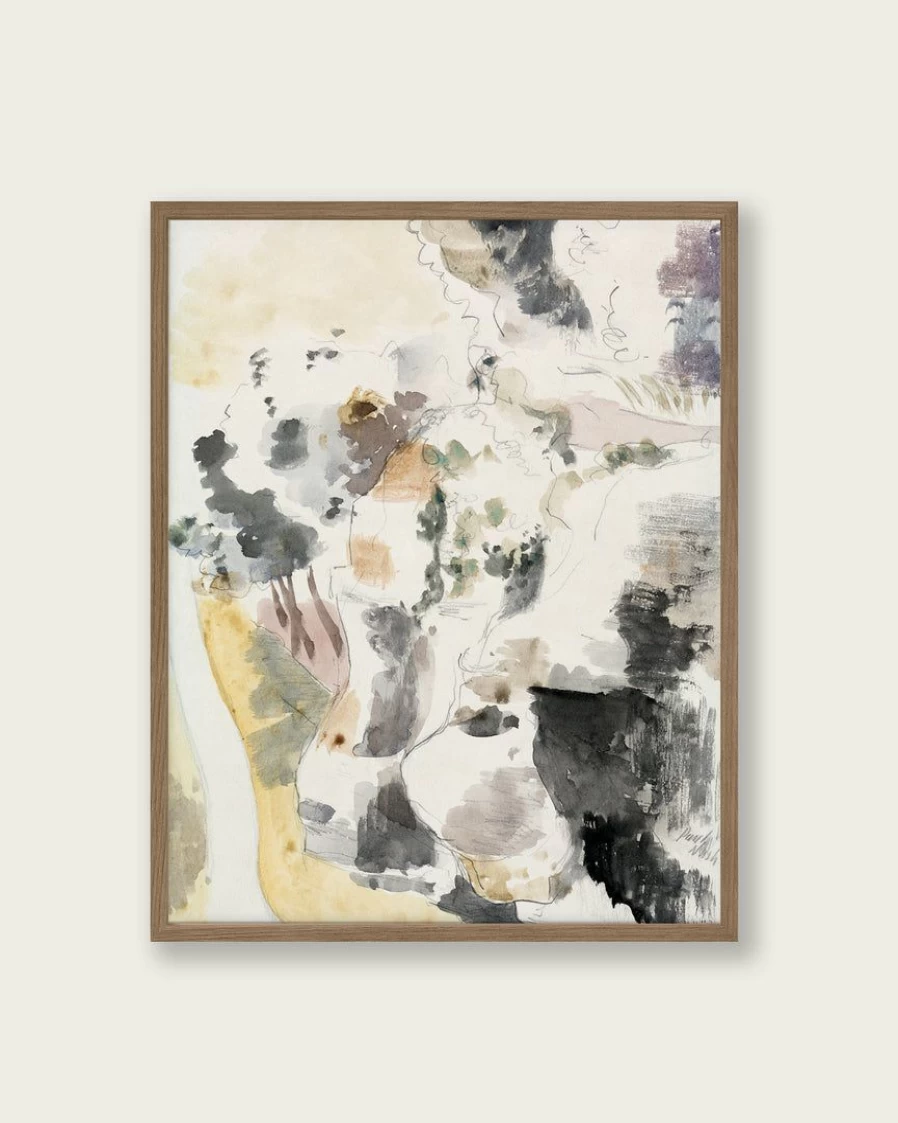 "Cliffs Landscape Art Print - Best Selling Wall Decor by Lone Fox"