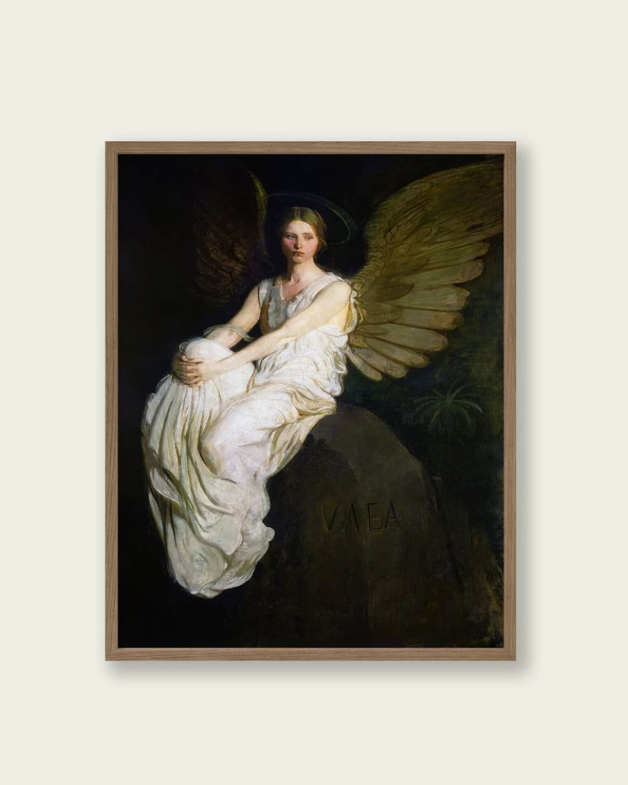 "Stevenson Memorial Art Print - Lone Fox Premium Wall Art Decor"