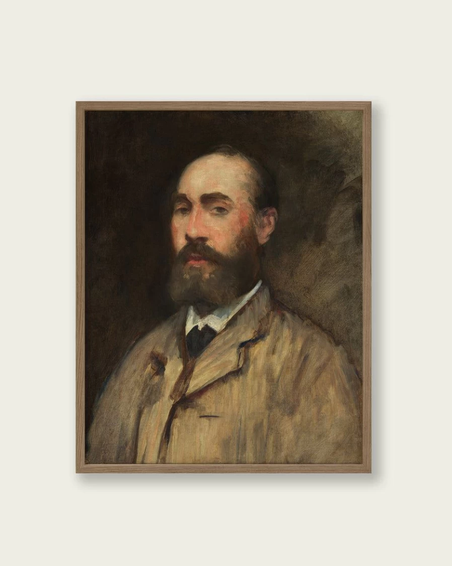 "Vintage Jean-Baptiste Faure Portrait Art Print - Classic Opera Singer Wall Decor"
