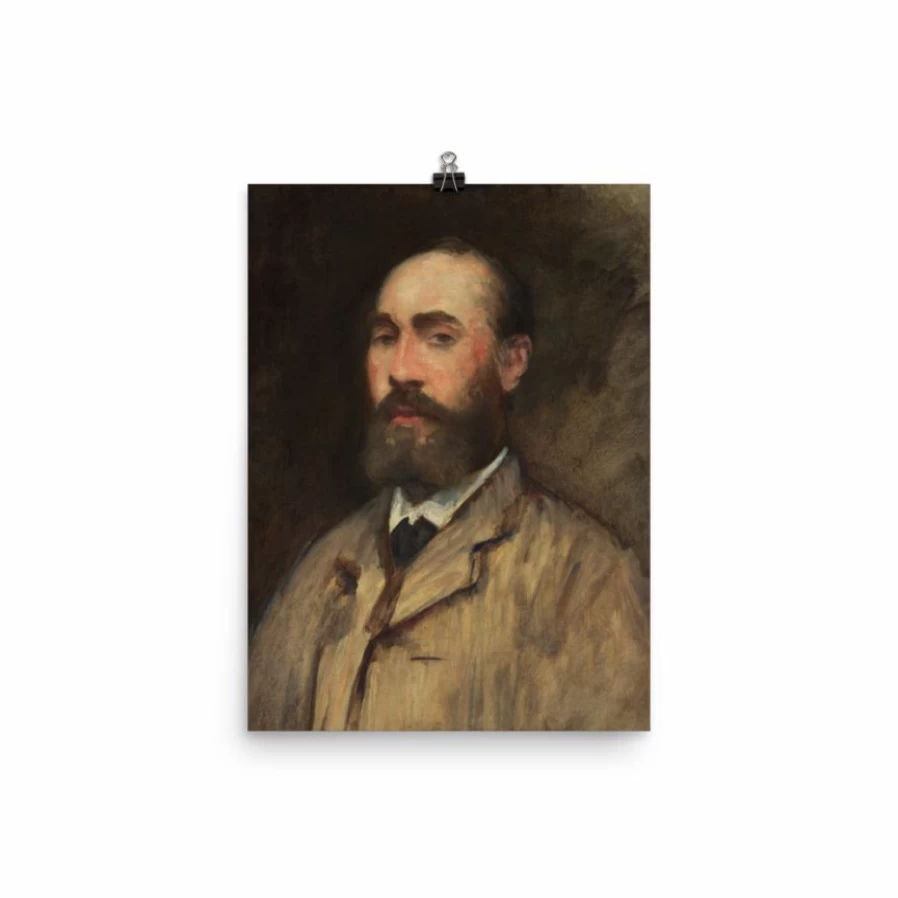 "Vintage Jean-Baptiste Faure Portrait Art Print - Classic Opera Singer Wall Decor"
