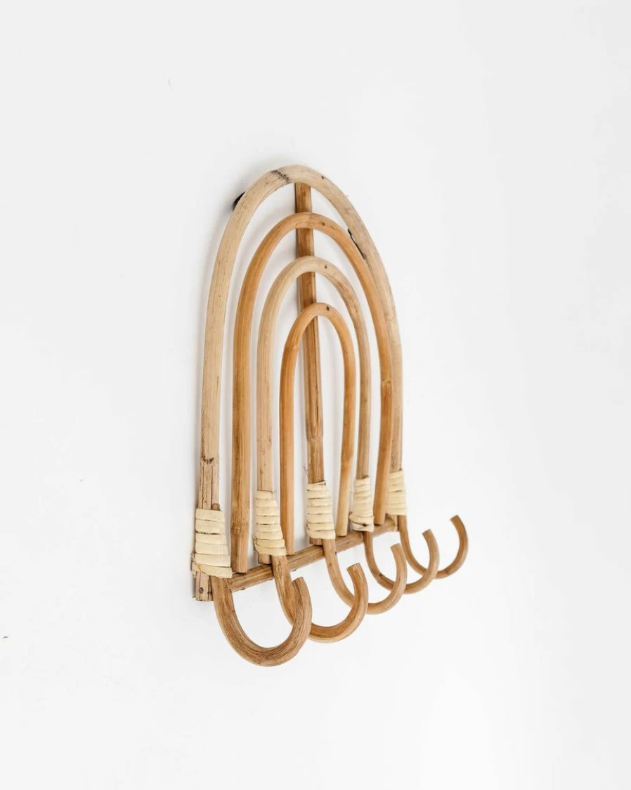 Colorful Rainbow Cane Wall Hook for Stylish Home Decor
