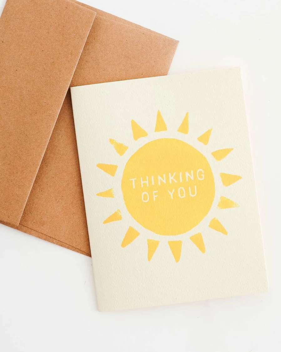 "Thoughtful Daydream Prints 'Thinking Of You' Greeting Card – New Design"