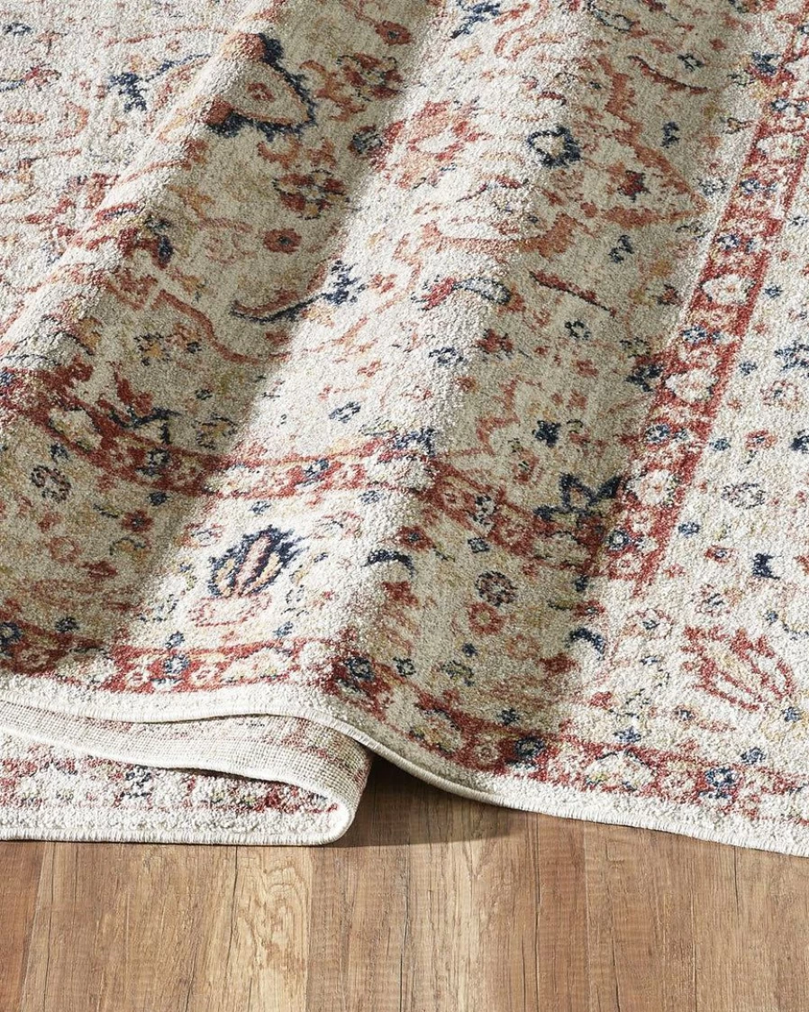 "Lone Fox Handwoven Turkish Barley Rug – Vintage Boho Chic Home Decor"