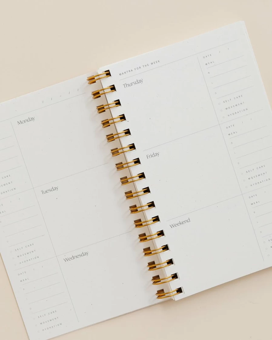 "Abstract Weekly Planner by Lone Fox – Stylish & Functional Organizer"