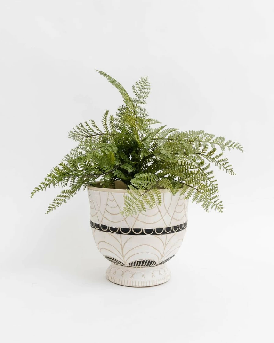 Hand Painted Dothan Planter - Unique Creative Home Garden Decor