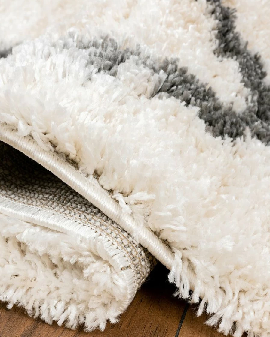 "Lone Fox Beatrice Shag Rug - Soft Fluffy Shaggy Area Rug for Cozy Home Decor"