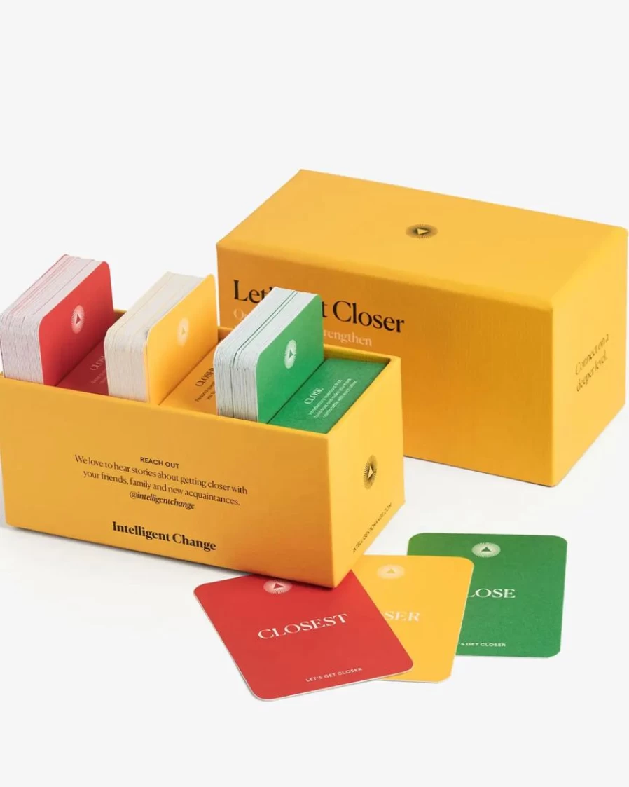 "Let's Get Closer Card Game – Interactive Conversation Starter for Meaningful Connections"