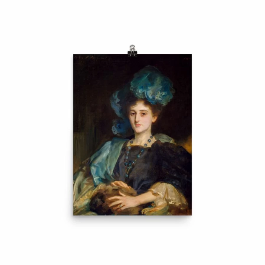 "Portrait Of Miss Katherine Elizabeth Lewis - Lone Fox Art Print - Premium Wall Decor - Best Selling Artwork"