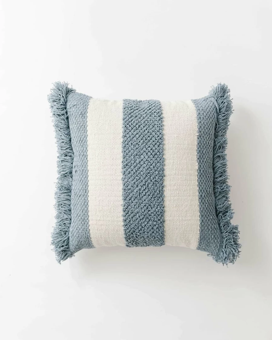 "Logan Fringe Pillow Cover - Modern Home Decor Cushion Case"