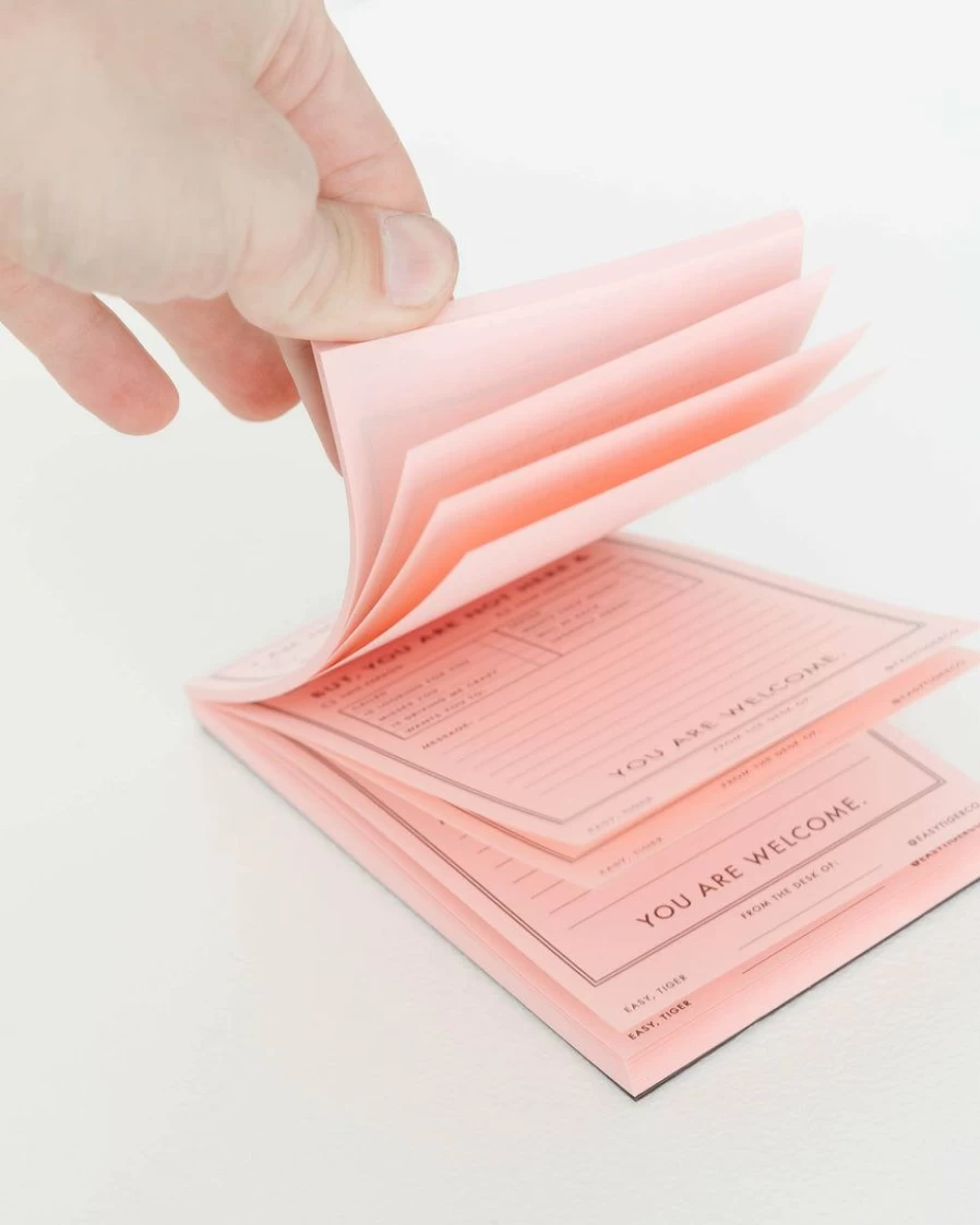 "Funny Office Notepad - 'I'm Not Your Secretary' Memo Pad for Work & Gifts"