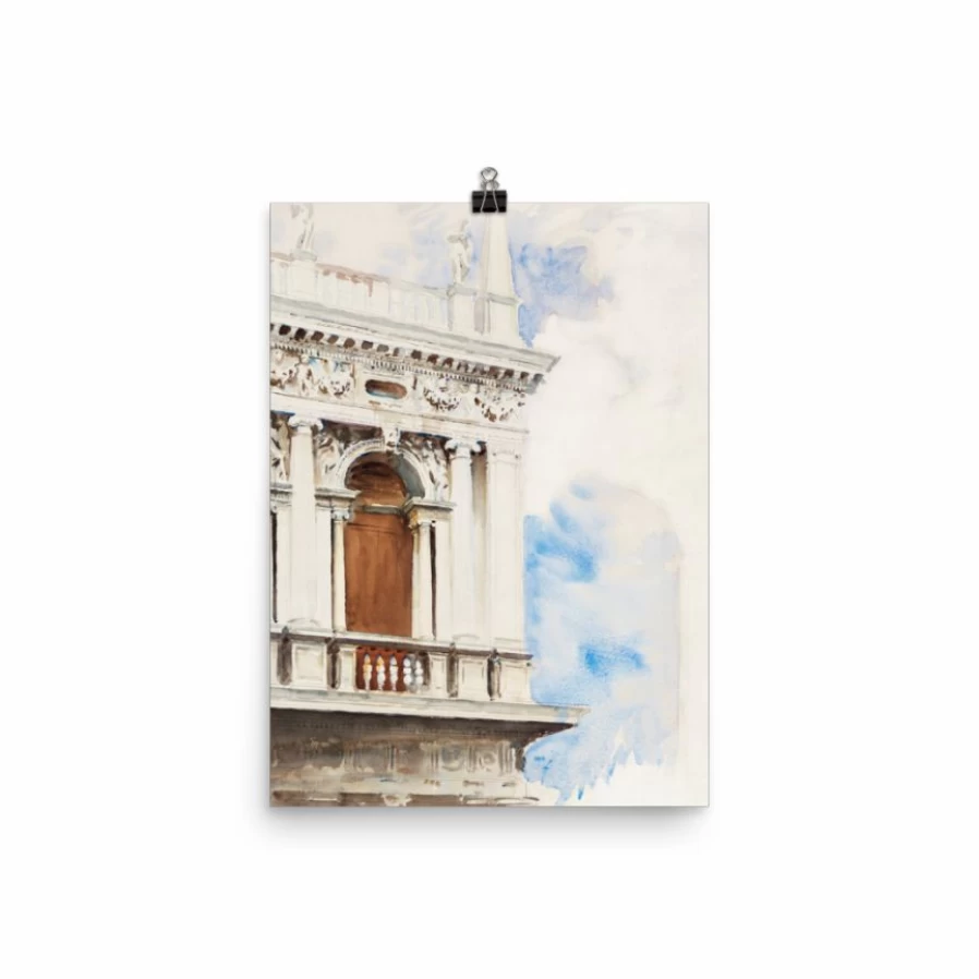 "Lone Fox 'A Corner Of The Library In Venice' Art Print – Premium Wall Art Decor Best Seller"