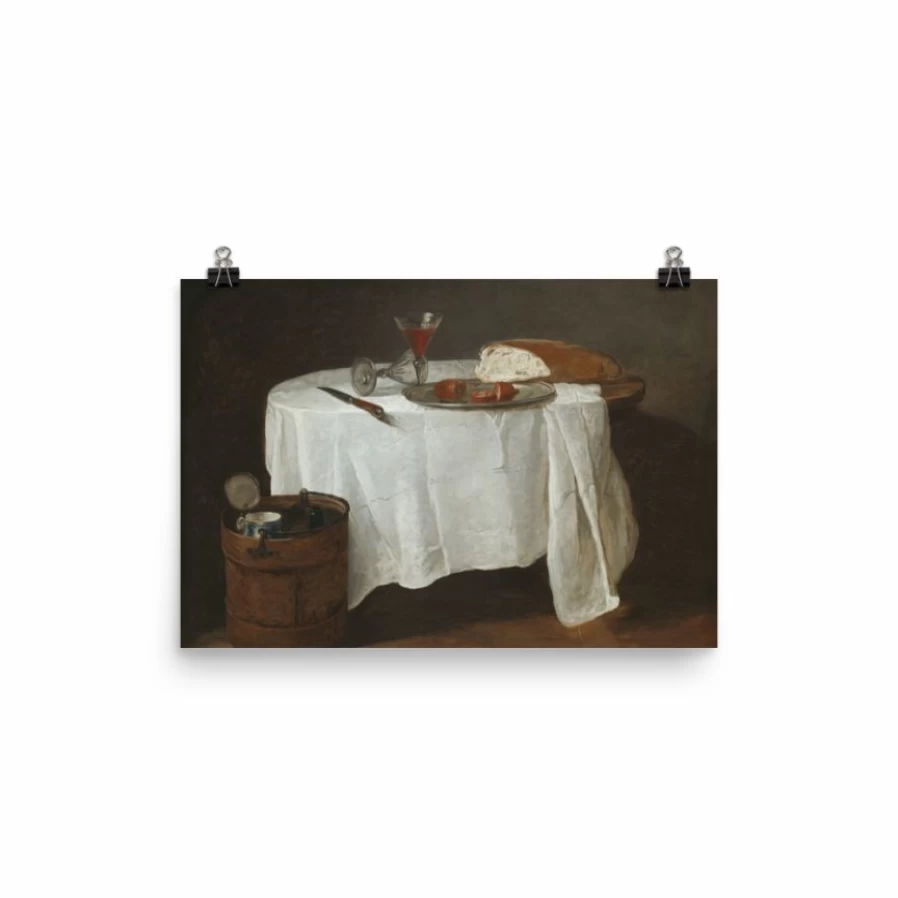 "Lone Fox 'The White Tablecloth' Art Print – Premium Wall Art Decor Best Seller"