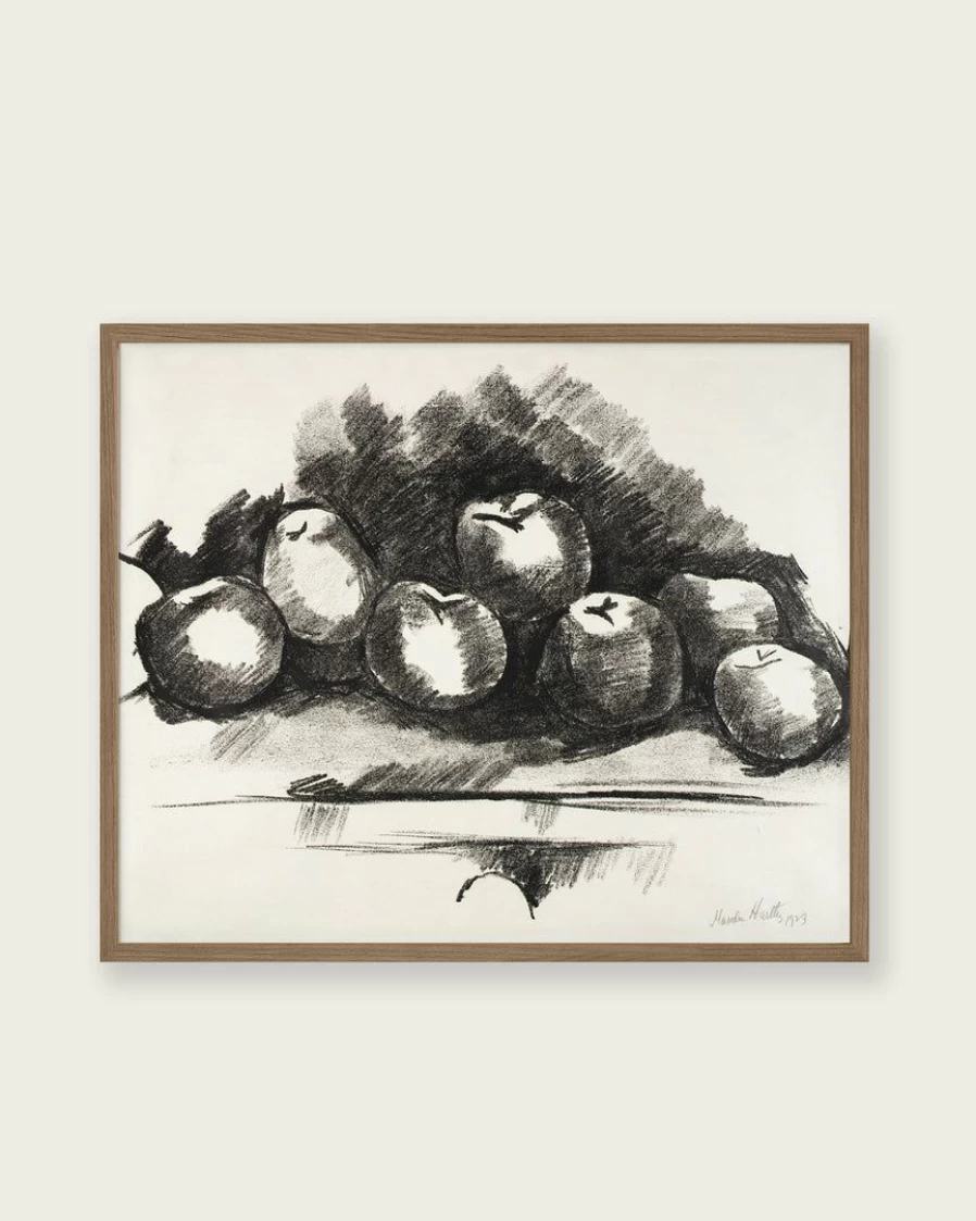 "Lone Fox 'Apples On Table' Art Print - Premium Wall Art Decor"