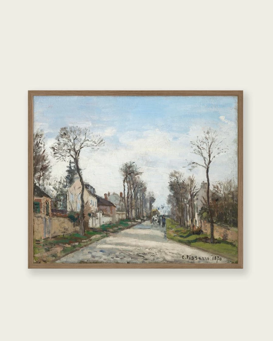"Versailles Road Art Print - Elegant Wall Decor by Lone Fox"