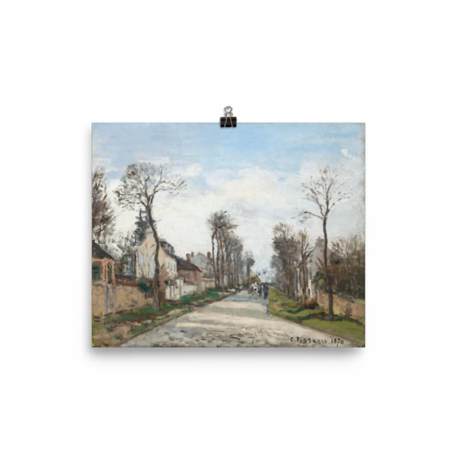 "Versailles Road Art Print - Elegant Wall Decor by Lone Fox"