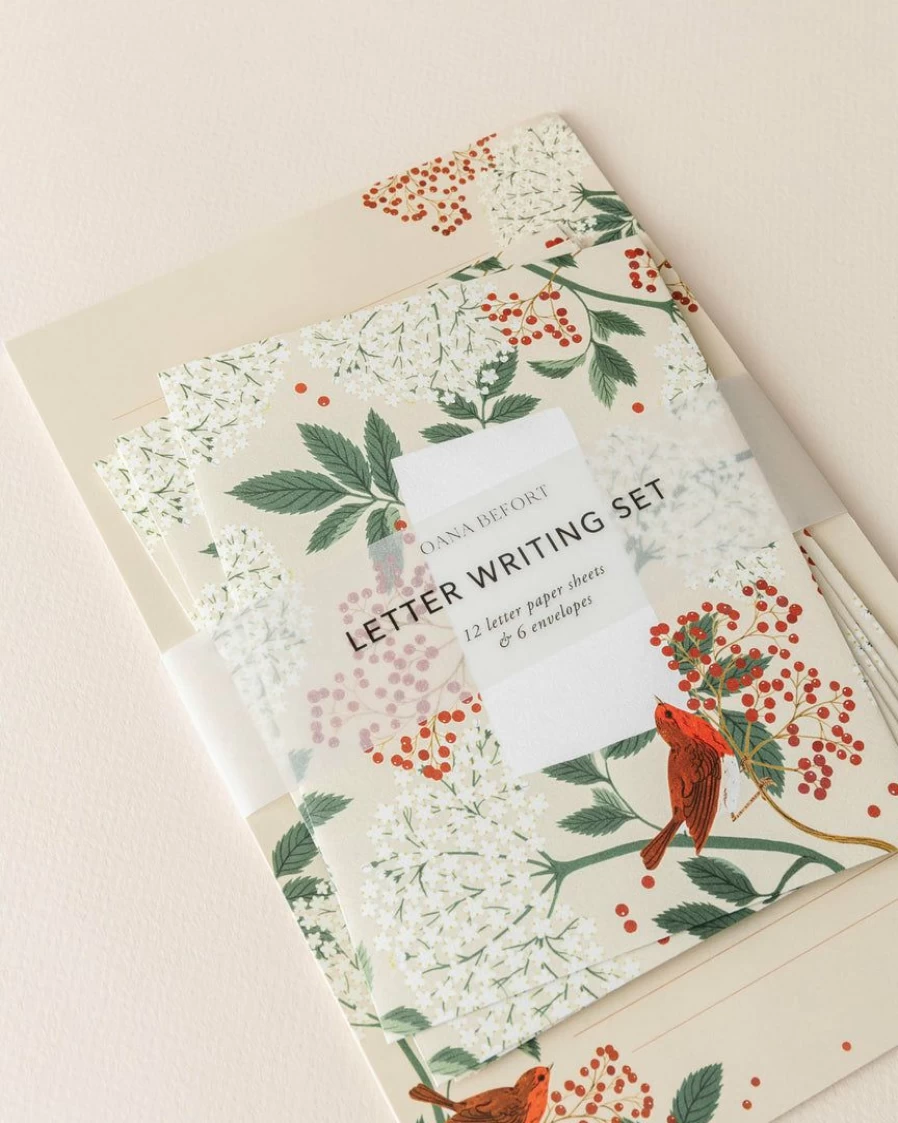 Elderberry Letter Writing Set by Oana Befort - Vintage Stationery Collection