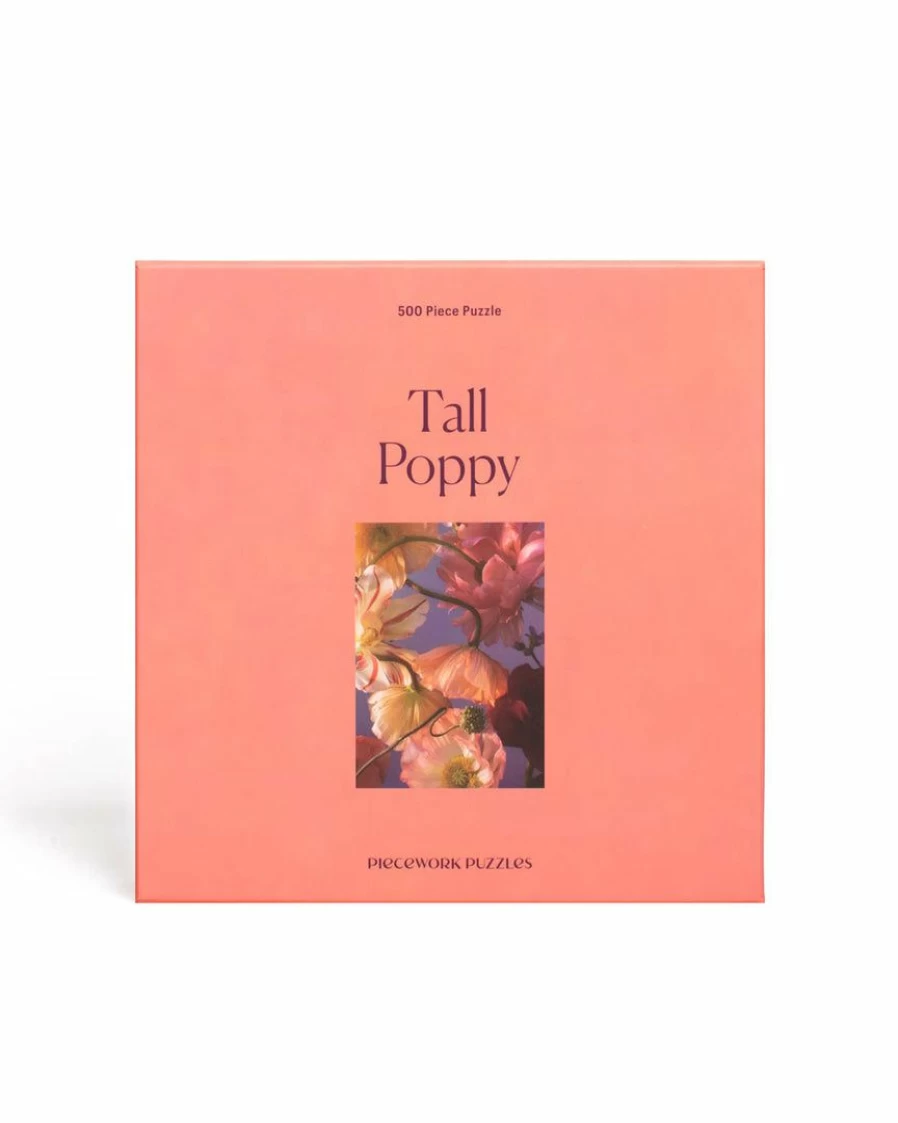 "500-Piece Tall Poppy Jigsaw Puzzle – Premium Quality Piecework Puzzles for Adults"