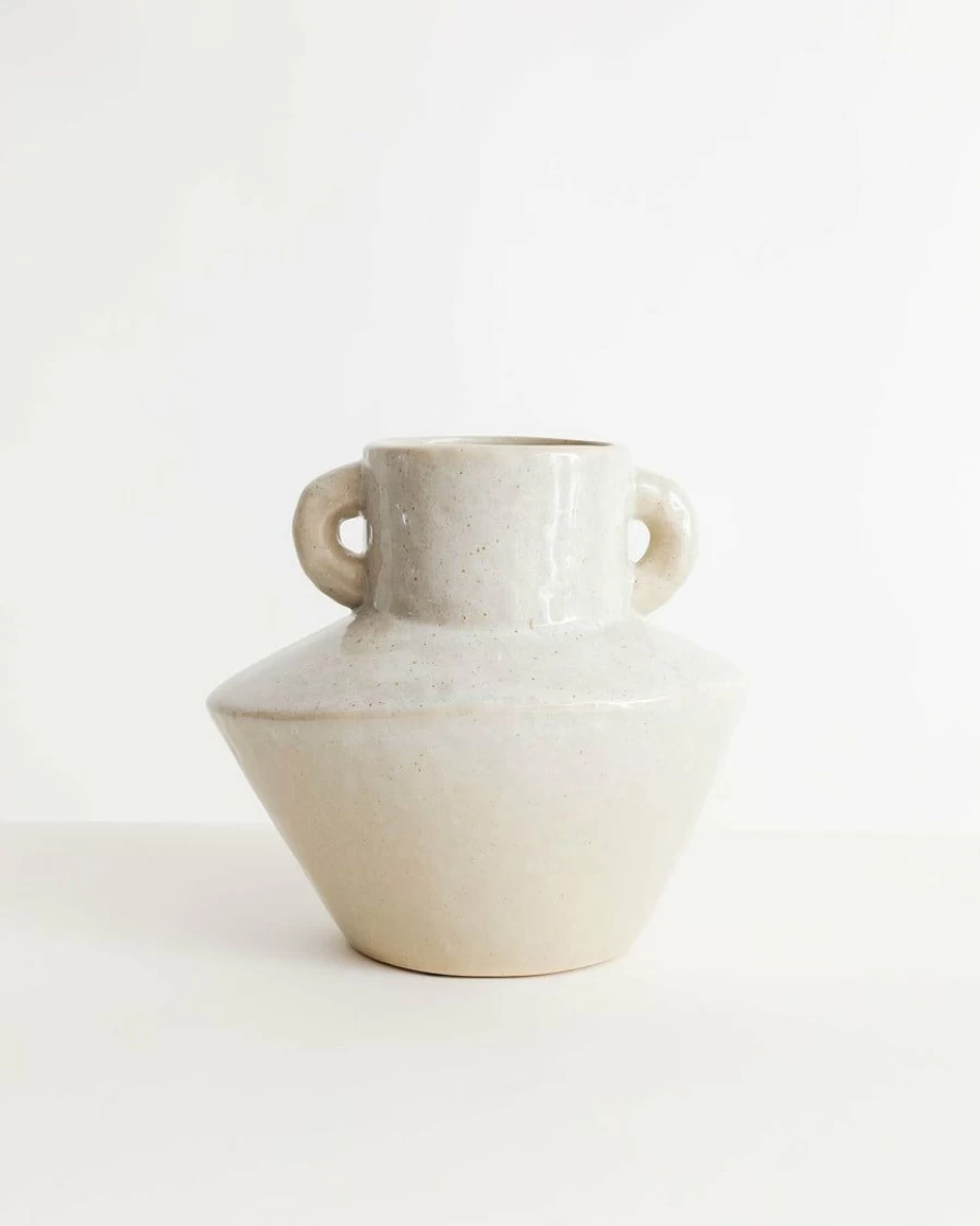 Everly Stoneware Vase - Handcrafted Ceramic Home Decor for Modern Interiors
