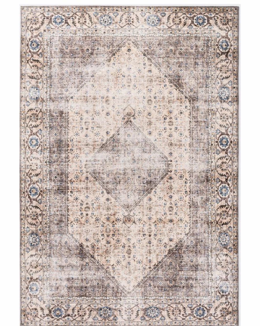 "Lone Fox Noely Rug - Modern Handmade Area Rug for Living Room and Bedroom"