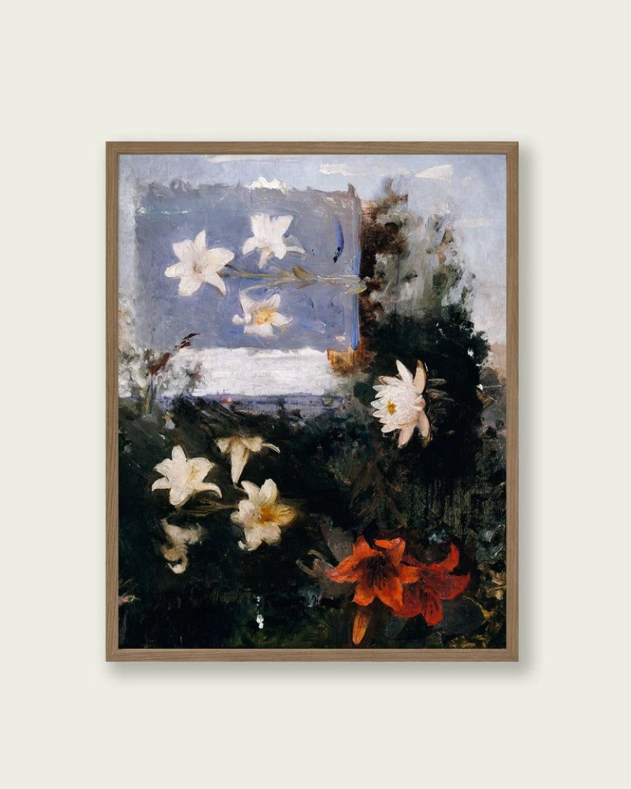 "Lone Fox 'Flower Studies' Art Print – Premium Wall Art Decor Best Seller"