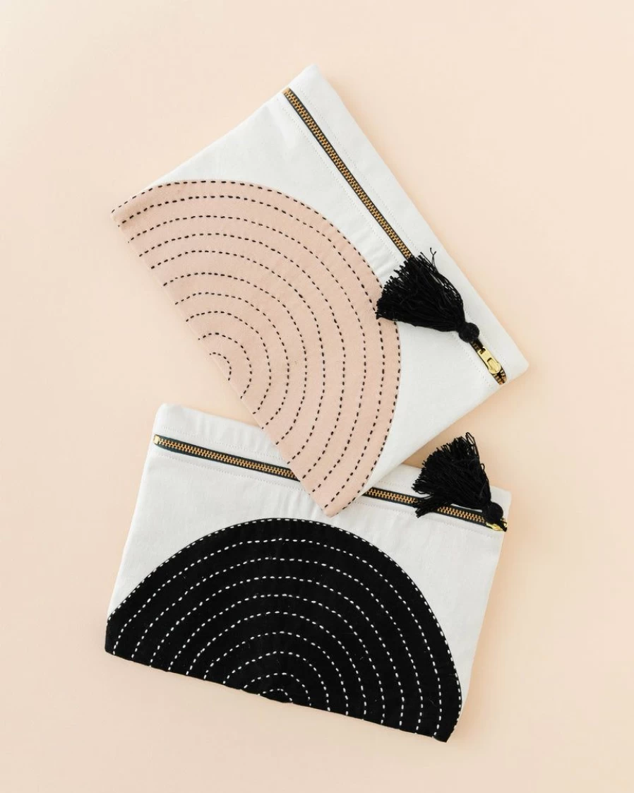 Handmade Eclipse Pouch Clutch – Stylish Boho Crossbody Bag for Women