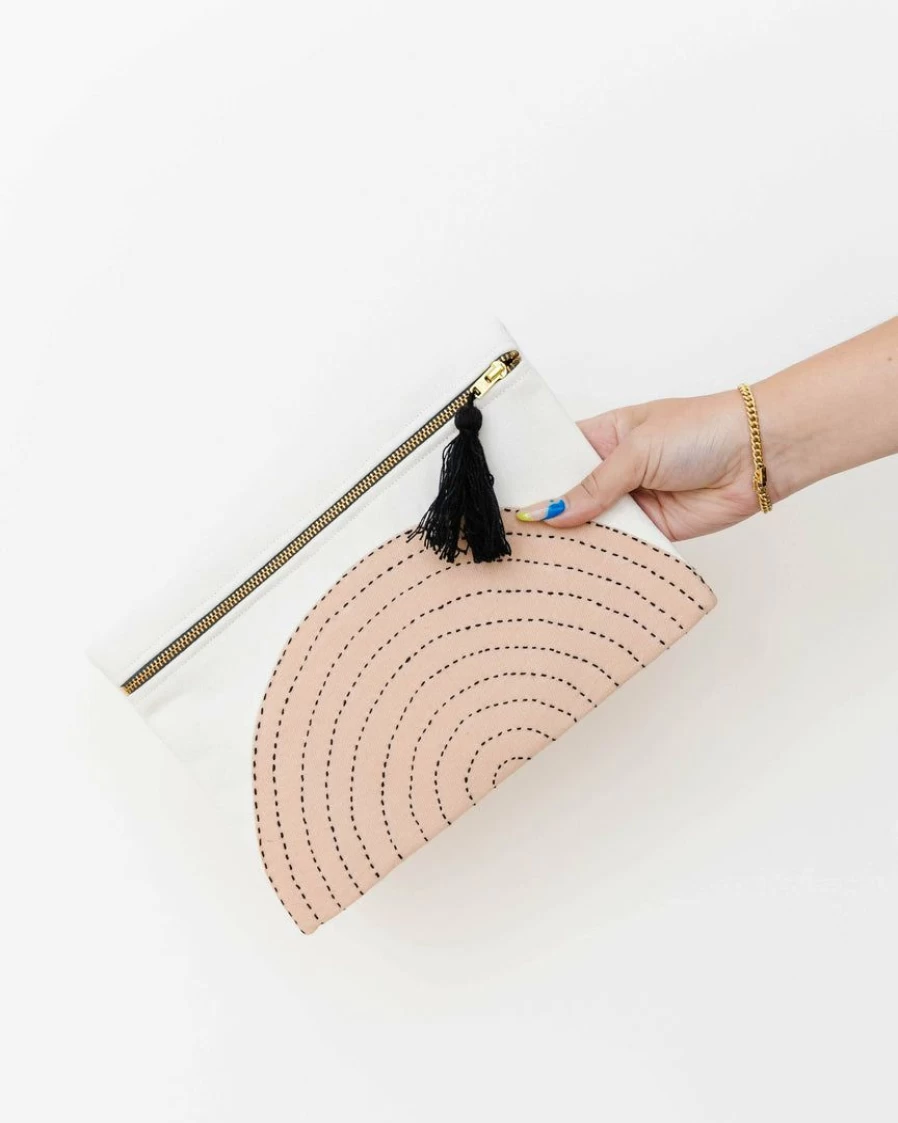 Handmade Eclipse Pouch Clutch – Stylish Boho Crossbody Bag for Women