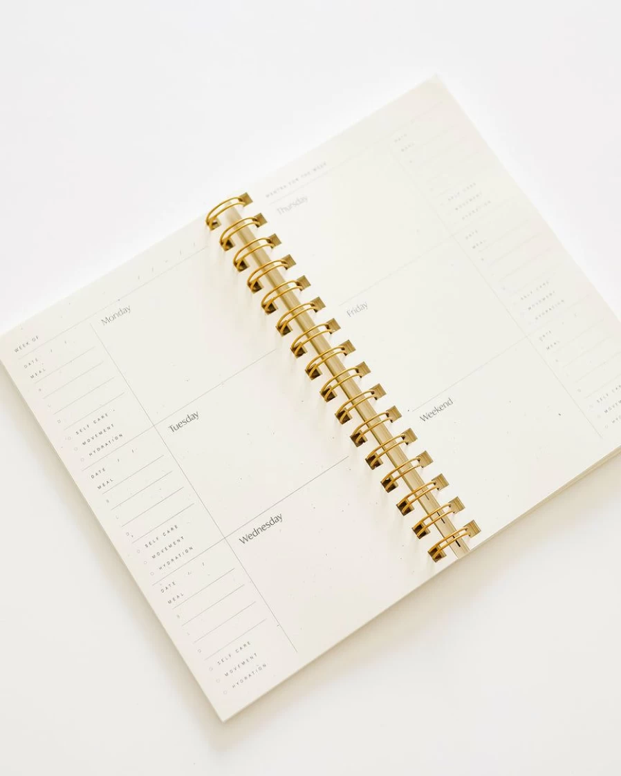"Lone Fox New Flora Weekly Planner - Floral Design 2024 Organizer for Productivity & Scheduling"