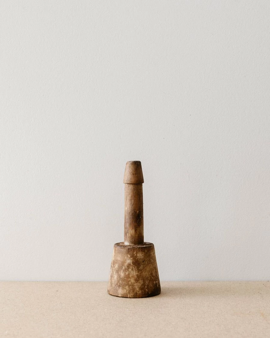 47th & Main Reclaimed Wood Paperweight - Handcrafted Office Desk Accessory - Eco-Friendly Rustic Decor