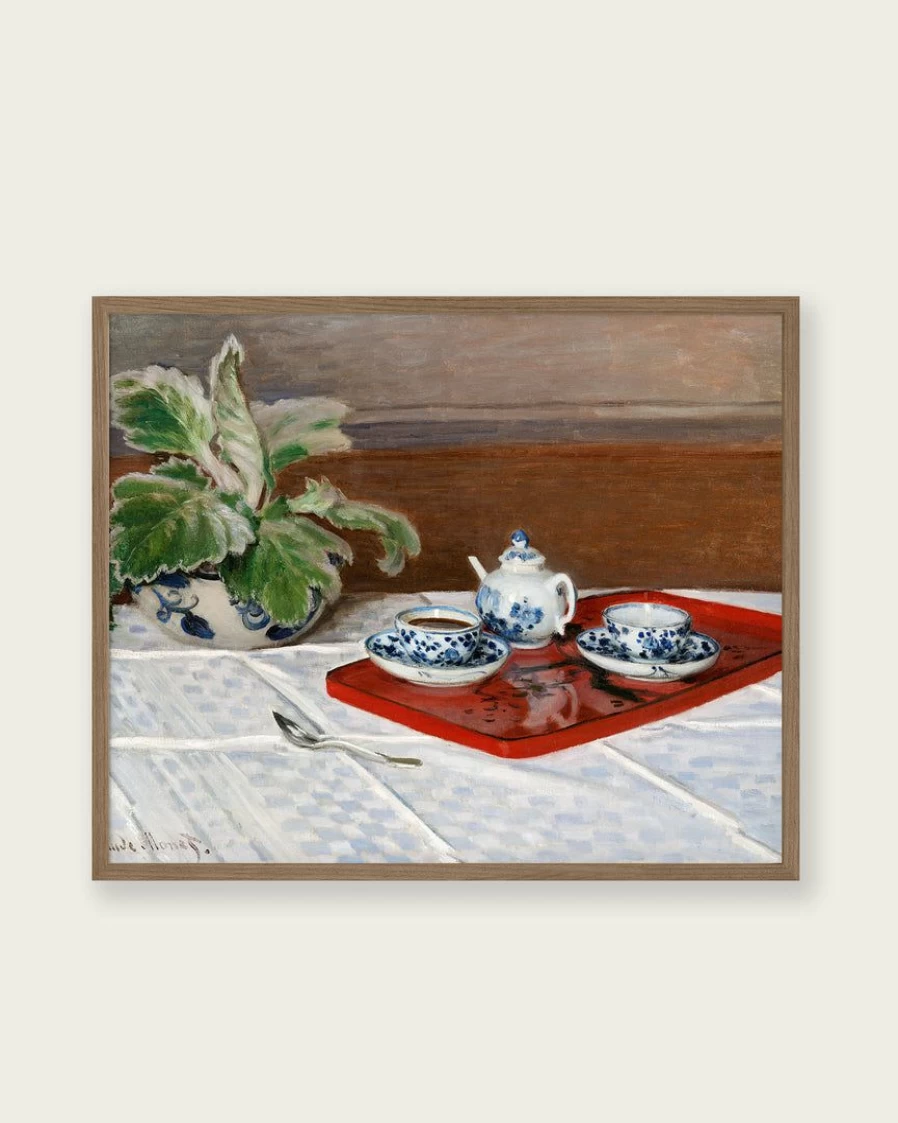 "Lone Fox 'Tea Service' Best-Selling Art Print – Premium Wall Art Decor"