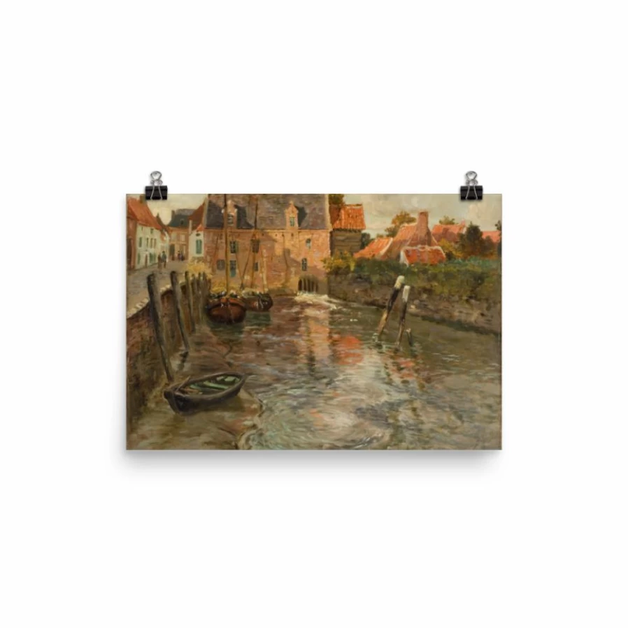 "Lone Fox 'Low Water' Limited Edition Art Print - Modern Abstract Wall Decor"