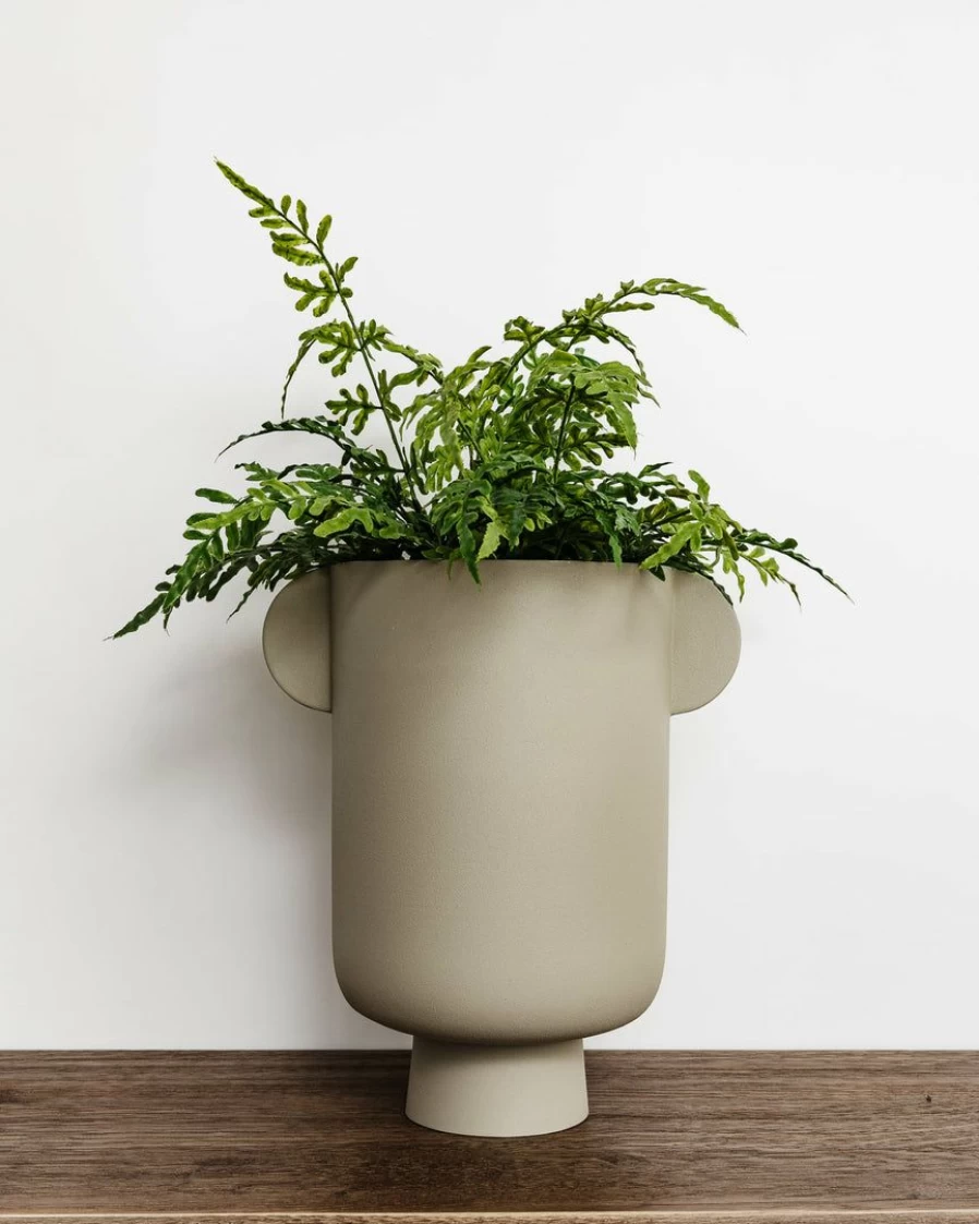 "Stella Large Decorative Metal Vase for Modern Home Decor"
