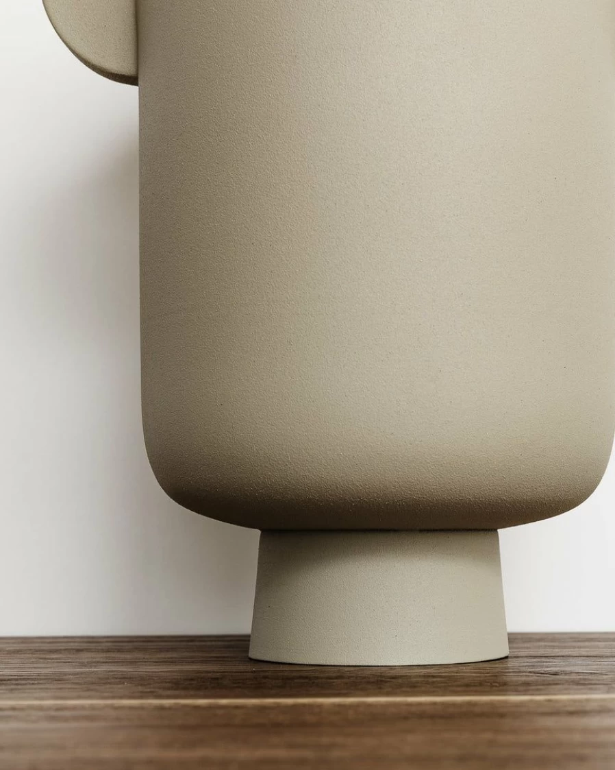 "Stella Large Decorative Metal Vase for Modern Home Decor"