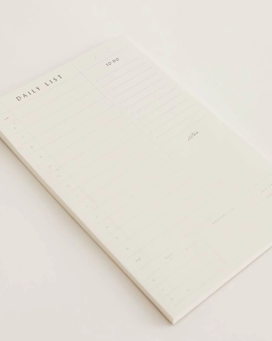 Wilde House Paper Daily List Notepad – Stylish & Functional To-Do Pad for Productivity