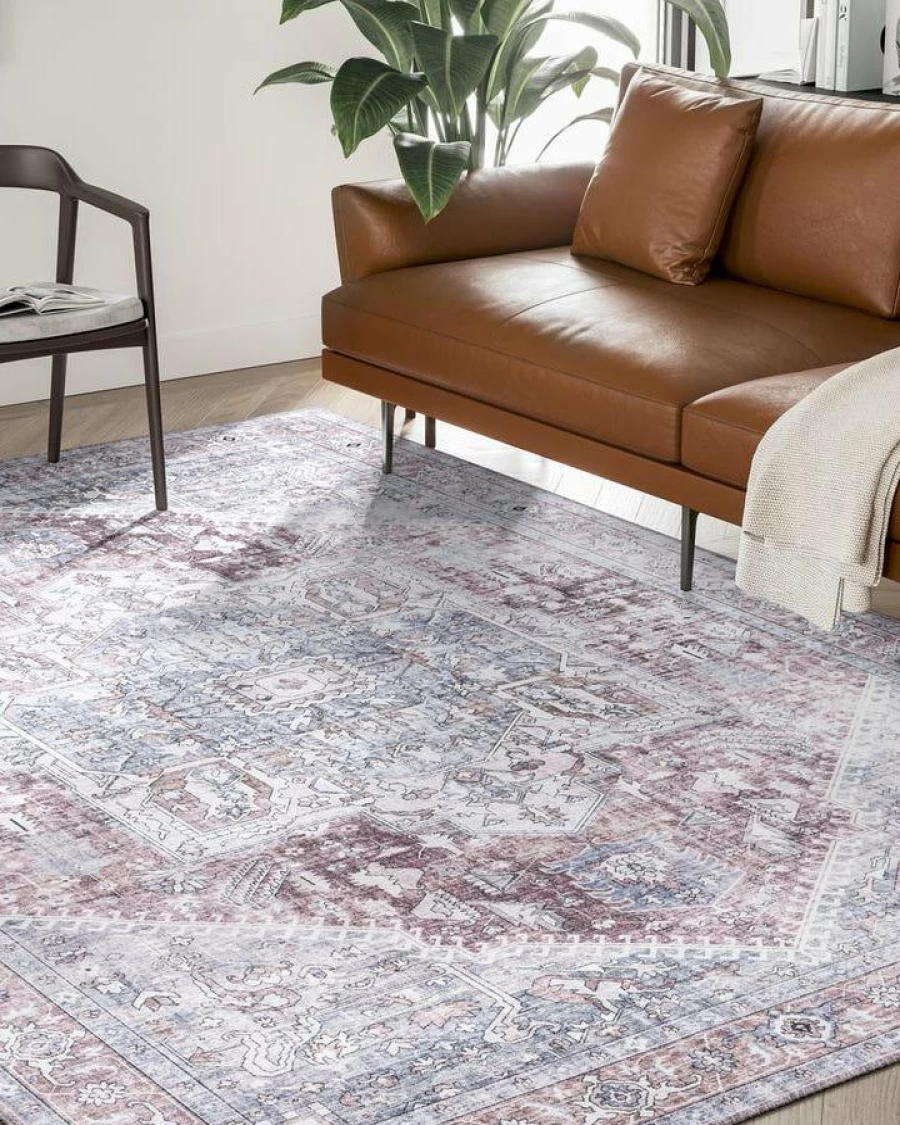 "Lone Fox Nikos Modern Area Rug - Premium Soft Floor Carpet for Living Room Bedroom"